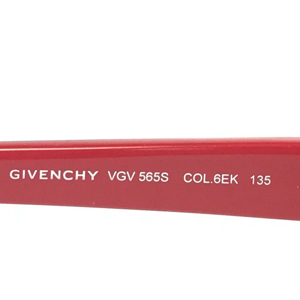 Givenchy Eyeglasses Frames VGV 565S COL.6EK Burgundy Red Crystals 53-15-135